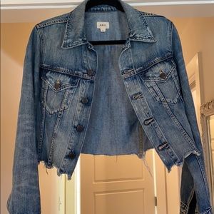 Cropped jean jacket
